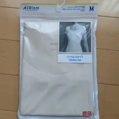 【新品・未使用】UNIQLO AIRism UネックT（半袖）M