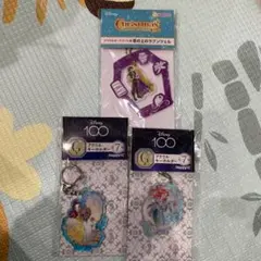 Disney100 Happyくじ G賞 アクリルキーホルダー ベル　アリエル