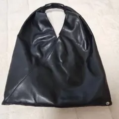 MM6 Maison Margiela 黒レザートートバッグ
