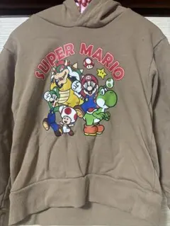 120 フード付きパーカー スーパーマリオ