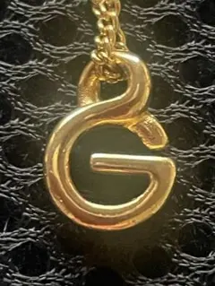 GIVENCHY ゴールドロゴトップ ・スワロフスキーチェーン(50cm)