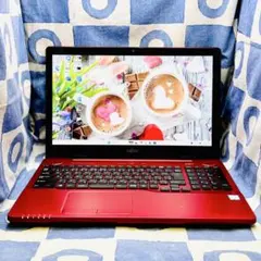 爆速SSD500&メモリ16✨i7☆大人気赤PC♪ブルーレイ&カメラ！Win11