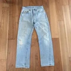 Levi's 66 後期 サンフェード有り。ボロ 普段穿きに！ - メルカリ