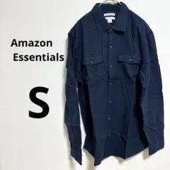 フランネルシャツ 2ポケット スリムフィット 長袖 メンズ S 襟付き