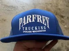 超激レアプリントデッドストック企業系トラッカーキャップ