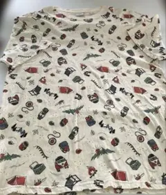 【美品】Volkswagen ホルクスワーゲン　半袖Tシャツ　総柄　LL 大きめのサムネイル