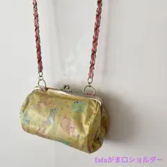 fafa⭐︎がま口 ショルダーバッグ 猫 キャット