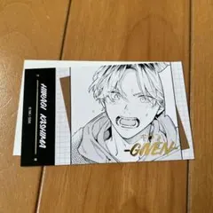 ギヴン アニメイトカフェ アニカフェ 箔押しカード 柊