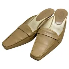 Y*読様 TOD'S トッズ レザー クリアヒール ミュール サンダル - メルカリ