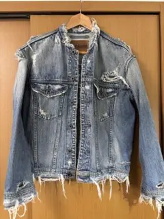GOA ダメージ加工　デニムジャケット　Ｇジャン　　SALE!!のサムネイル