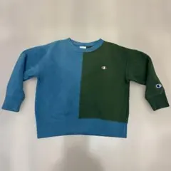 ★ユーズド★Champion カラーブロック トレーナー【120ｃｍ】