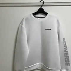コンバース　スウェット　Lサイズ　白色