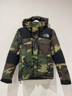 迷彩 ダウン ノースフェイス バルトロライト　S カモフラ