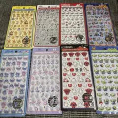 ディズニー　ボンボンドロップシール　ミニ　8種　コンプリートセット