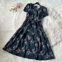 美品✨ラルフローレン ロングワンピース 中村アン着用 Aライン フレア