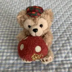 ダッフィー きのこ ぬいぐるみストラップ キーホルダー