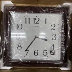 CITIZEN 四角形掛時計 約30cm