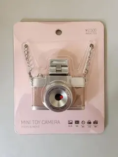 【新品未開封】ミニトイカメラ　ピンク　3COINS スリコ スリーコインズ