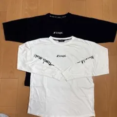 KANGOL トップス 2点セット ブラック ホワイト