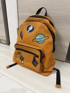 COACH レザー バックパック リュック 宇宙モチーフ NASAコラボ