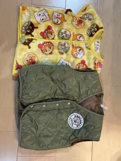 アンパンマン　フリース　リバーシブル　ベスト　2点セット