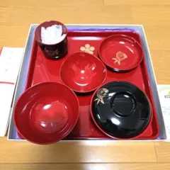 お食い初め 食器セット　箱つき