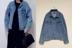 UNIQLO ユニクロ XL デニム ジャケット レディース オーバーサイズ