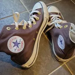 CONVERSE ALL STAR ブラウン ハイカットシューズ