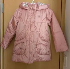 マザウェイズ ピンク 中綿コート 140