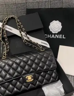 CHANEL ブラック ショルダーバッグ