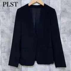 【PLST】ドライポリエステルカラーレスジャケット XS ブラック 黒