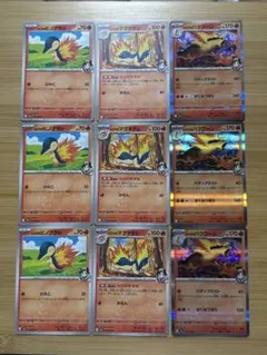 ポケモンカード ヒビキのバクフーン 進化ライン　ヒノアラシ　マグマラシ