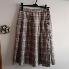 お値下げ　　サマンサモスモス　チェックスカート