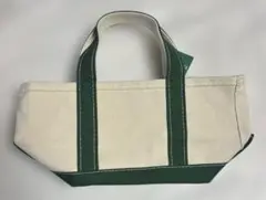 L.L.Bean ミニトートバッグ USA製 キャンバス グリーン