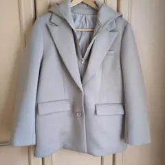 Mila Owen フード付きジャケット ベージュ