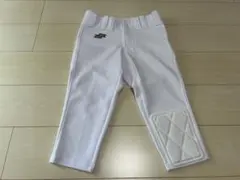 少年野球　SSKユニフォームパンツ ホワイト 膝パッドお尻パッド付きのサムネイル