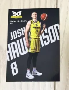 ジョシュ・ホーキンソン 8 サンロッカーズ渋谷 フォトカード