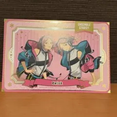 あんスタ　GiGO ノベルティ　箔押しユニットポストカード　2wink