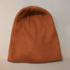 CA4LA リブ編みニット帽 ビーニー ニットキャップ オレンジ