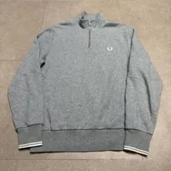 Fred Perry トレーナー　スウェット　ハーフジップ　グレー　Mのサムネイル