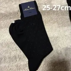 Brooks Brothers ビジネスソックス ブラックのサムネイル