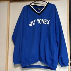 YONEX 青 Vネック長袖ウォームアップウェア Lのサムネイル