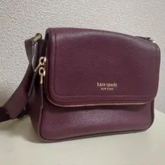 kate spade new york ショルダーバッグ　ワインレッド系　美品のサムネイル