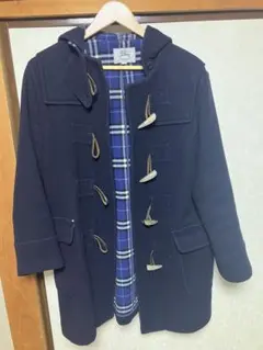 【美品✨】バーバリーロンドン　ダッフルコート　メガチェック  黒　ロゴボタン　M 2025年最新】バーバリー ダッフルコートの人気アイテム - メルカリ