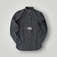RRl ボタンダウンシャツ 黒 ブラック ダブルアールエル ラルフローレンのサムネイル