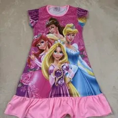 ディズニープリンセス 半袖ワンピース