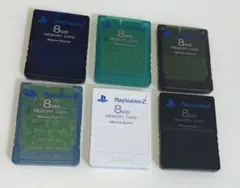 PS2 ソニー 純正メモリーカード　6枚セット