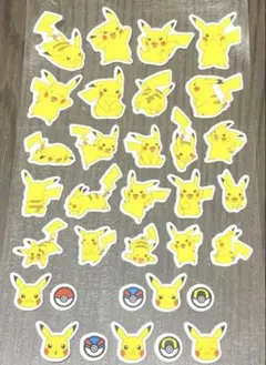 ポケモン ピカチュウ ステッカー シール 4サイズステッカー