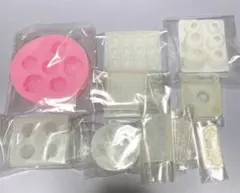 シリコンモールド モールド型 レジン エポキシ ハンドメイド まとめ売りNo48