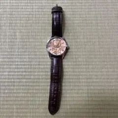 GUESS アナログ時計 ブラウンレザーのサムネイル